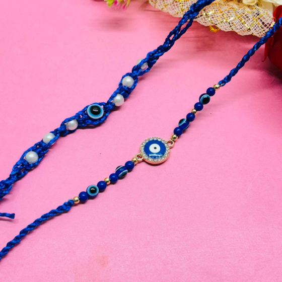Evil Eye Rakhi Set