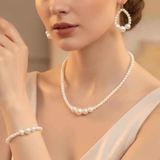 Pearl Jewelry Set 