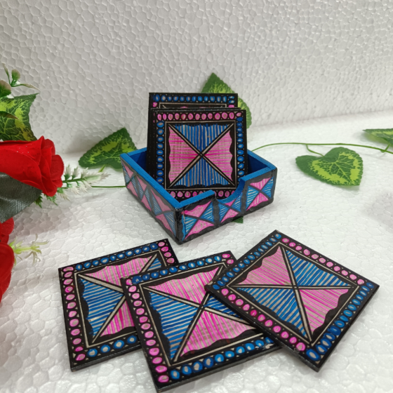 Madhubani Coaster