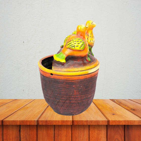  Terracotta Bird House