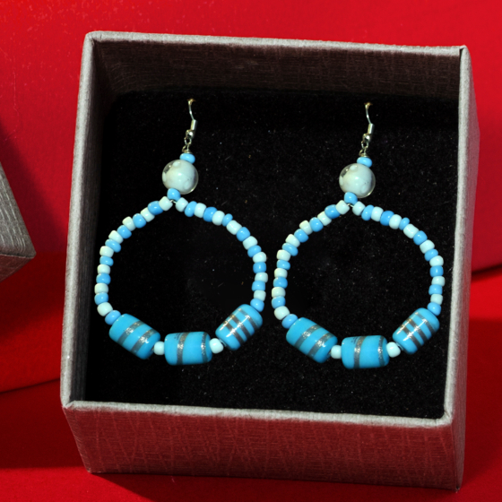 LIGHT BLUE EARRINGS