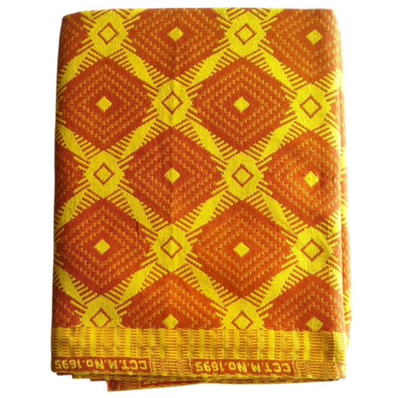 Handloom Cotton Jacquard Single Bedsheet