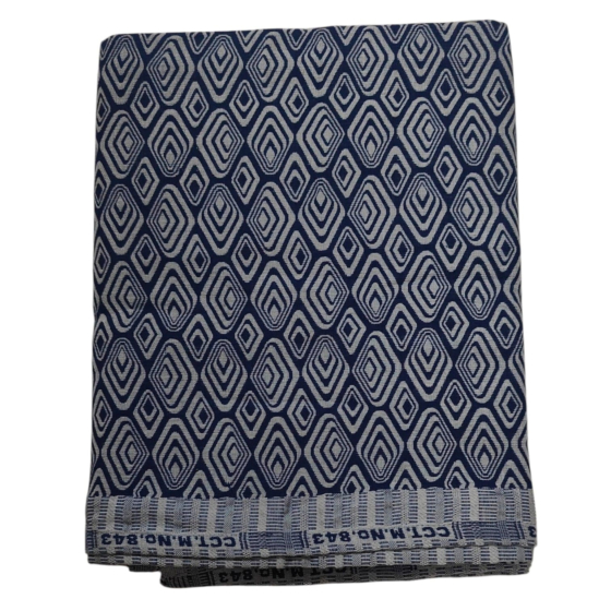 Handloom Cotton Jacquard Single Bedsheet