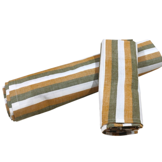 Handloom Single Bedspread with Single Pillow