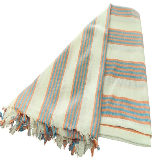 Handloom bamboo Striped Bath Towel 01