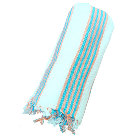 Handloom bamboo Striped Bath Towel 02