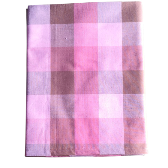 Handloom 100%Cotton Check Bedsheet