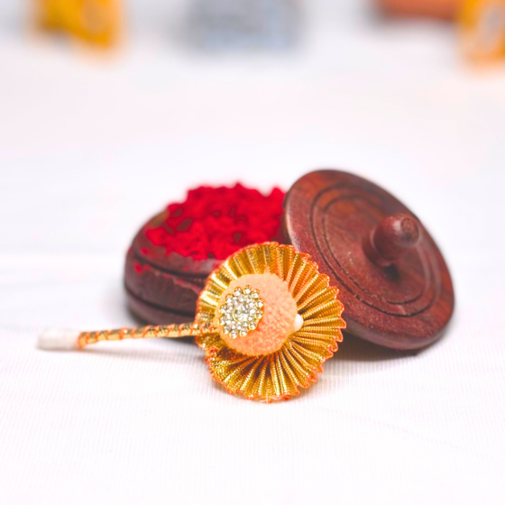 wooden kumkum box, sindoor box online, handcrafted sindoor box, pooja essentials, kumkum storage, wooden sindoor dibbi, Indian handicrafts