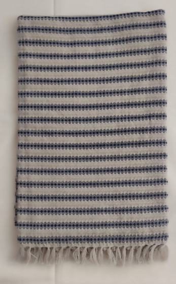 Honeycomb Cotton Towel - KT102-Blue Grey