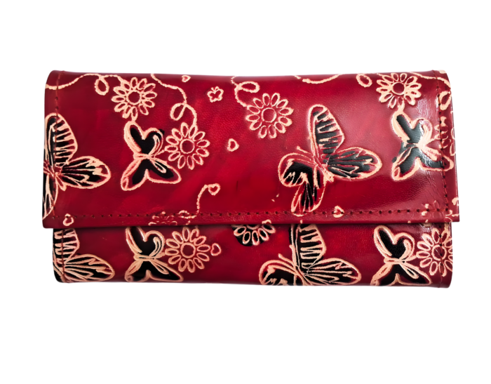 Genuine  Leather Shantiniketan Clutch Bag purse