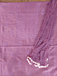 Hand-Embroidered Chanderi Suit | Purple
