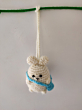 Amigurumi Bunny Bag Charm | Handmade Crochet Car Hanging