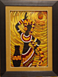 "African Elegance in Quilling: Moon Lady Picture Frame"