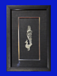 Silver Filigree Peacock With Frame 92.5