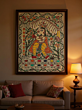 Handmade Madhubani painting  without frame Multicolor 