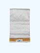 White Color Dhothi with Golden Zari border | 32 Kulikai