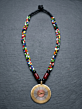 Multi Colour Handwoven Pendant Necklace