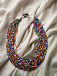 Handcrafted Multi Colour Beads Necklace
