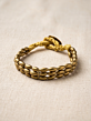 Brass Heritage Triple-Strand Beaded Bracelet