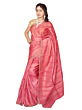Tasar Dobby Silk Saree | Red