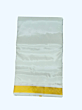 Art silk Dhothi with Golden Zari Flower Border design | AS 285
