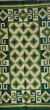 Handloom kilim Rug Durry | Green