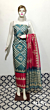 Handwoven Bhagalpuri Tussar Silk Printed Dress Material with Cotton Blend Bottom