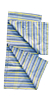 Handloom Cotton Striped Multi Colour Bedsheet