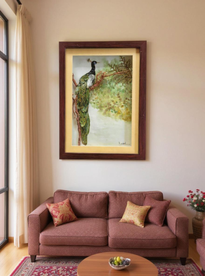 Peacock-Home decor from Dry Leaves 