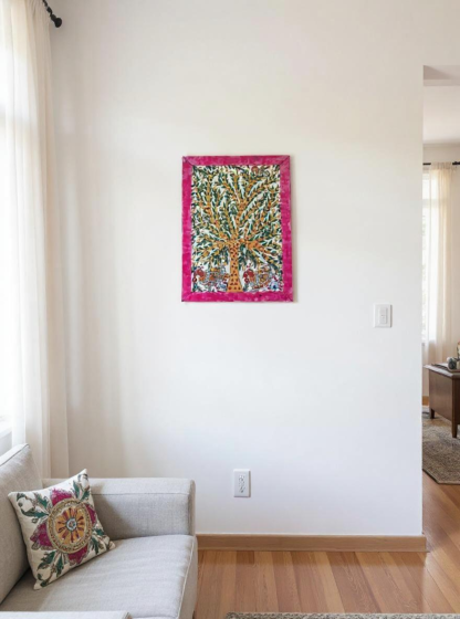 Handmade Madhubani Painting Without Frame