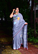Hand painted saree