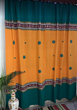Handblock Print Cotton Casement Curtain