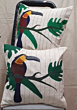 Hand Painted Cushion Covers | 16x16 Inches | Set of 2