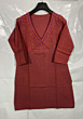 MAROON WITH MULTI COLOR HAND EMBROIDERY KURTA FOR WOMEN