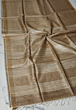 Elysia Kosa: Pure Malbari Deshi Silk Saree with Jari Chake Weave