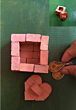 Miniature Terracotta Bricks | DIY Gift Pack| Reddish Brown Bricks | 138 Pieces