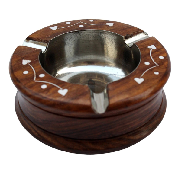 Wooden Cigarette Ashtray Handmade Ashtray