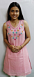 EMBROIDED SLEEVELESS KURTA  FOR GIRLS