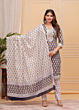 Hand Printed Kurta Set | Floral Print