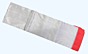 Grey Color Dhothi with Red Korvai Border