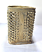 Handcrafted Brass Pen Stand | 7 x 7 x 10 inches