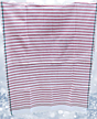 Handloom Cotton Pink Striped Gamcha | 66 x 32 Inches