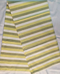 Yellow Green Stripe Cotton Bedsheet