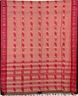 Bengal GI tagged Traditional coral cotton Santipuri saree