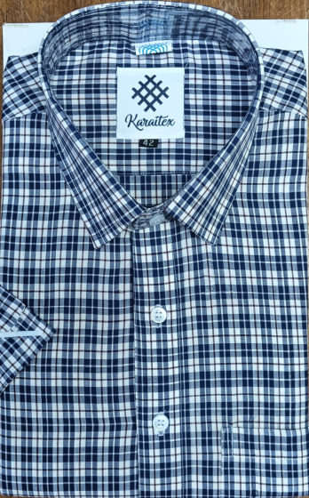 Handloom Cotton Shirt Half Sleeve for Man