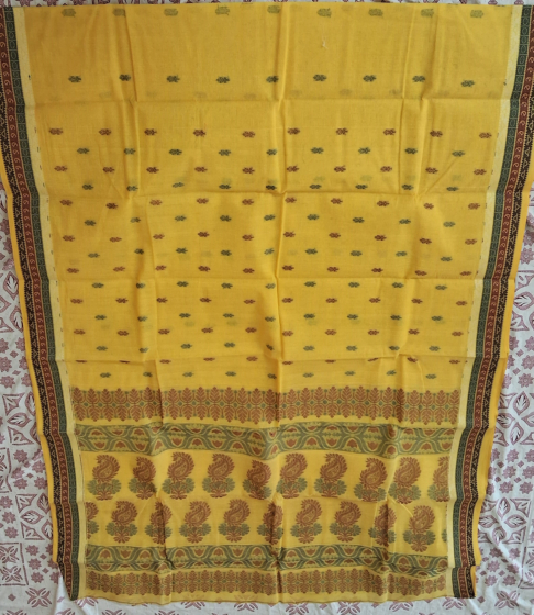 Bengal Cotton Traditional Tangail Saree