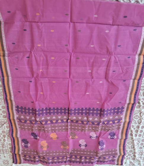 Bengal Cotton Traditional Tangail Saree