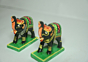 Wooden Elephant Pair