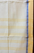 GI-Tagged Traditional Bengali Cotton Cream Santipuri Saree