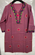 HAND EMBROIDERED PURPLE KURTI FOR LADIES 